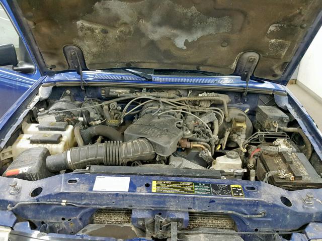 4F4ZR17E74TM05224 - 2004 MAZDA B4000 CAB BLUE photo 7