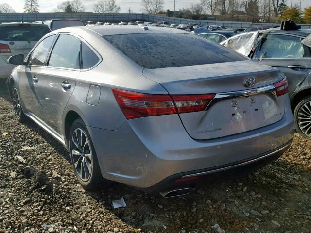 4T1BK1EB9GU211196 - 2016 TOYOTA AVALON XLE SILVER photo 3
