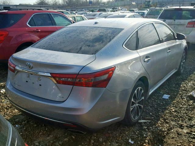 4T1BK1EB9GU211196 - 2016 TOYOTA AVALON XLE SILVER photo 4