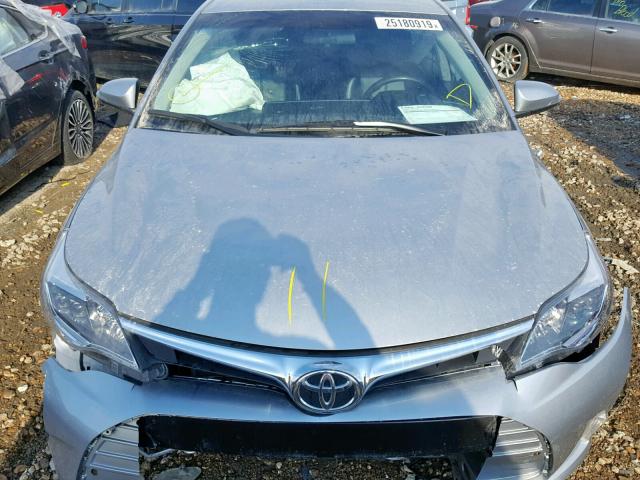 4T1BK1EB9GU211196 - 2016 TOYOTA AVALON XLE SILVER photo 7