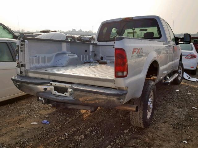 1FTWX31PX5EC74111 - 2005 FORD F350 SRW S SILVER photo 4