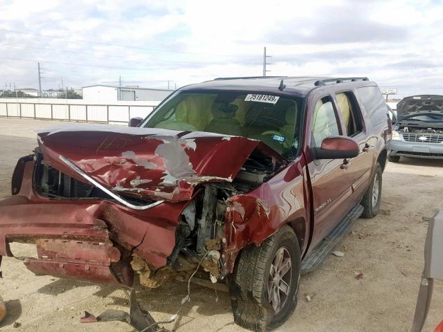 1GKFC16J98J111499 - 2008 GMC YUKON XL C MAROON photo 2