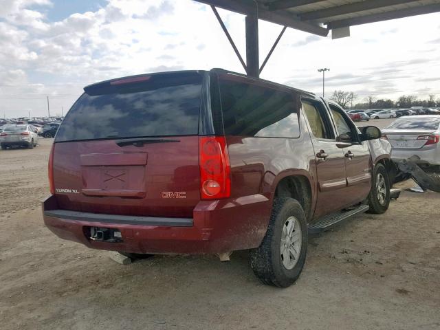 1GKFC16J98J111499 - 2008 GMC YUKON XL C MAROON photo 4