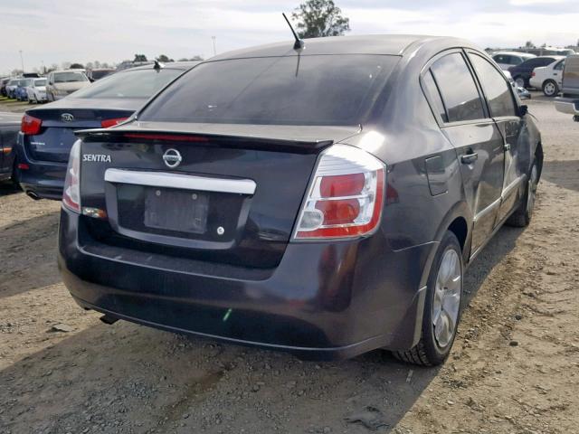 3N1AB6AP2BL678514 - 2011 NISSAN SENTRA 2.0 BLACK photo 4