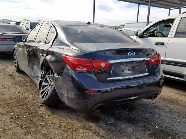 JN1BV7AP8FM333338 - 2015 INFINITI Q50 BASE BLACK photo 3