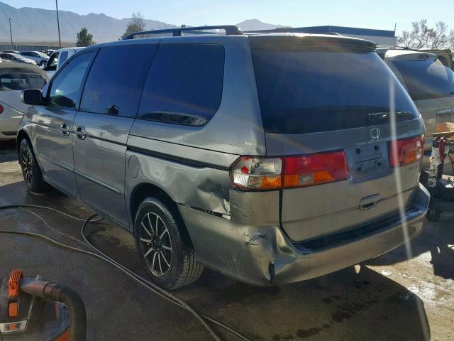 2HKRL18082H550240 - 2002 HONDA ODYSSEY EX GRAY photo 3