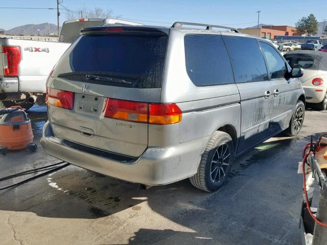 2HKRL18082H550240 - 2002 HONDA ODYSSEY EX GRAY photo 4