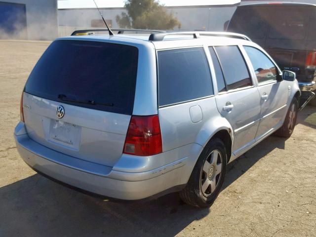 WVWSK61J62W617738 - 2002 VOLKSWAGEN JETTA GLS SILVER photo 4