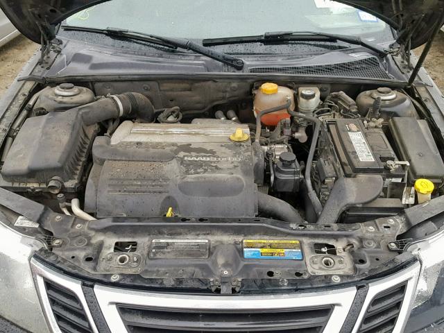 YS3FB49Y281154972 - 2008 SAAB 9-3 2.0T BLACK photo 7