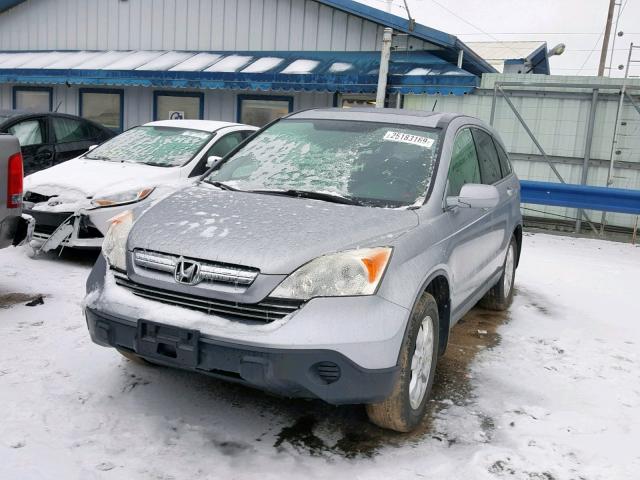 JHLRE48787C003967 - 2007 HONDA CR-V EXL SILVER photo 2