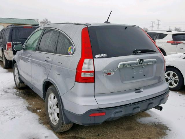 JHLRE48787C003967 - 2007 HONDA CR-V EXL SILVER photo 3