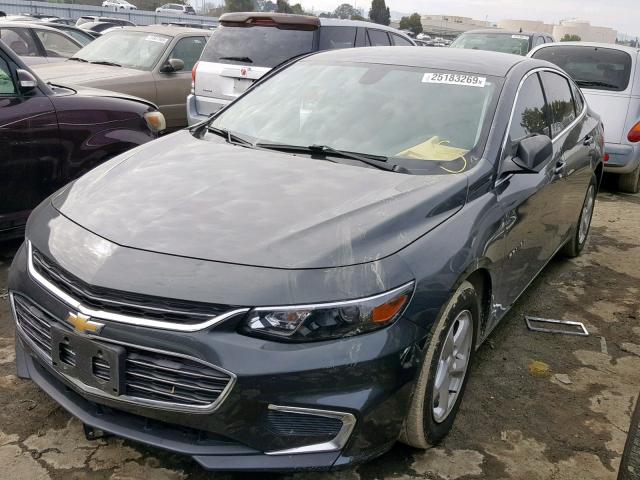 1G1ZB5ST2HF269429 - 2017 CHEVROLET MALIBU LS Boz foto 2