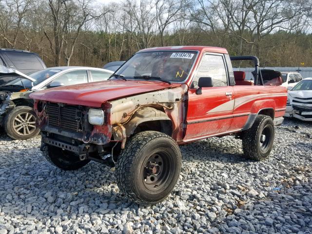 JT3VN66W8K0030165 - 1989 TOYOTA 4RUNNER VN RED photo 2