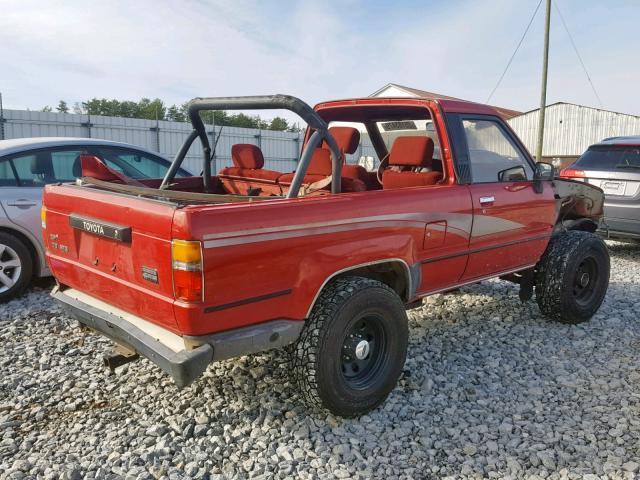 JT3VN66W8K0030165 - 1989 TOYOTA 4RUNNER VN RED photo 4