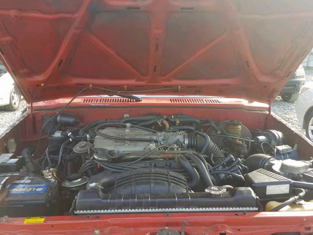 JT3VN66W8K0030165 - 1989 TOYOTA 4RUNNER VN RED photo 7