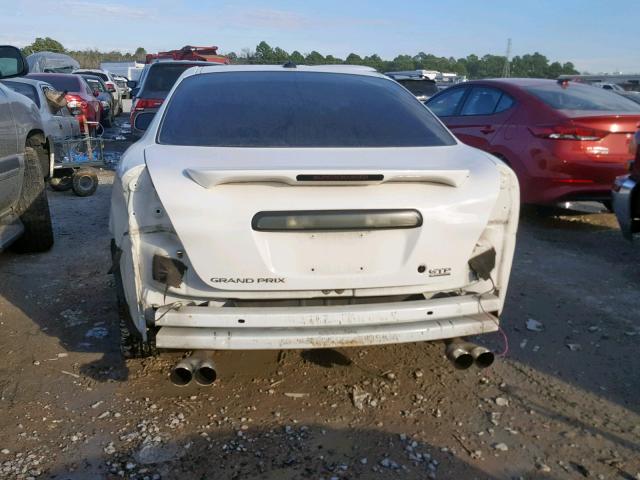 2G2WR524441114479 - 2004 PONTIAC GRAND PRIX WHITE photo 9