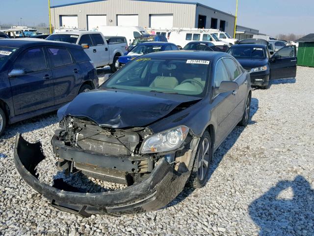 1G1ZC5E02CF209528 - 2012 CHEVROLET MALIBU 1LT შავი ფოტო 2