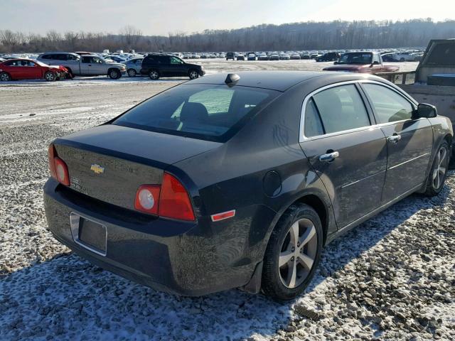 1G1ZC5E02CF209528 - 2012 CHEVROLET MALIBU 1LT შავი ფოტო 4