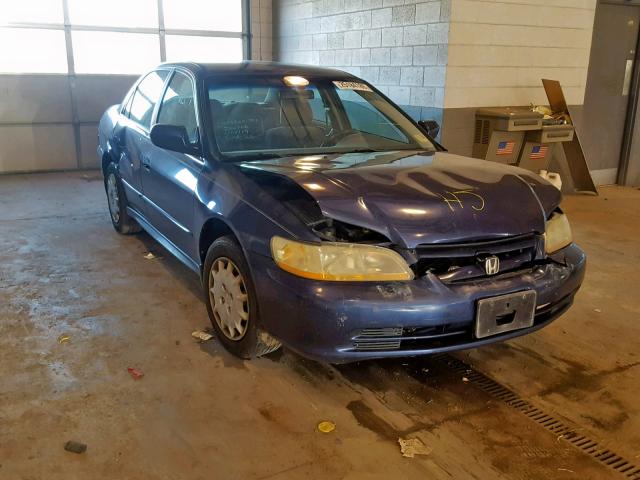 1HGCG56482A174056 - 2002 HONDA ACCORD LX BLUE photo 1