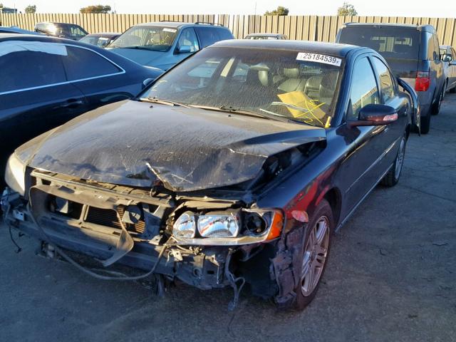 YV1RS592872608229 - 2007 VOLVO S60 2.5T BLACK photo 2