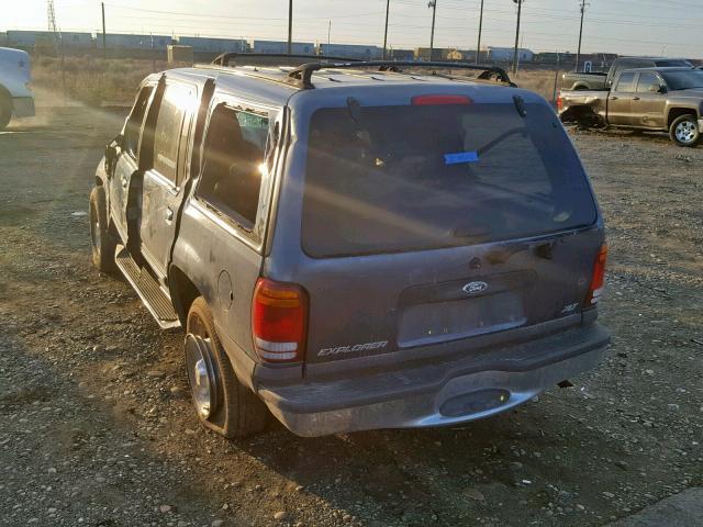 1FMZU73X2YZA57395 - 2000 FORD EXPLORER X BLUE photo 3