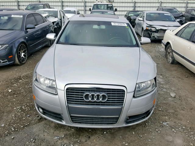 WAUAH74F06N135704 - 2006 AUDI A6 3.2 SILVER photo 9