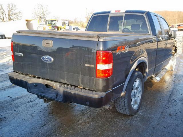 1FTPX14V47FA72283 - 2007 FORD F150 BLACK photo 4