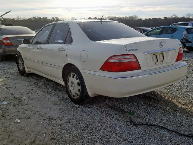 JH4KA96593C001825 - 2003 ACURA 3.5RL WHITE photo 3