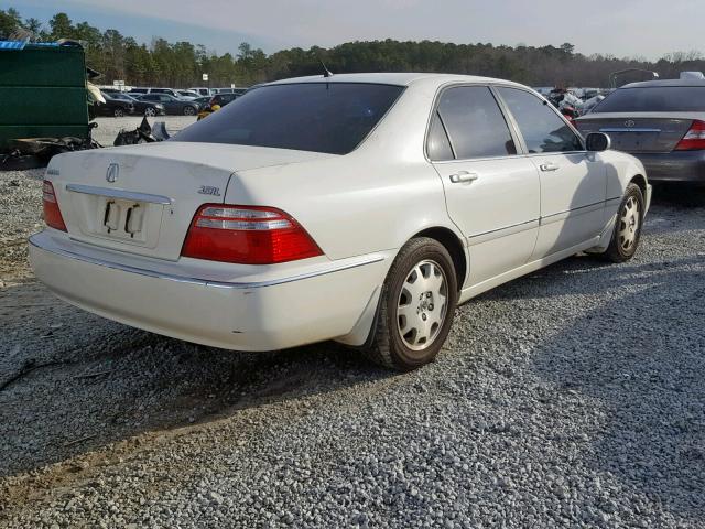 JH4KA96593C001825 - 2003 ACURA 3.5RL WHITE photo 4