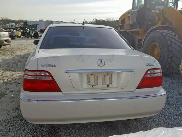 JH4KA96593C001825 - 2003 ACURA 3.5RL WHITE photo 9