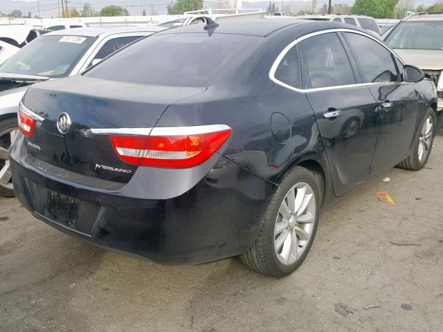 1G4PP5SK0C4186377 - 2012 BUICK VERANO BLACK photo 4