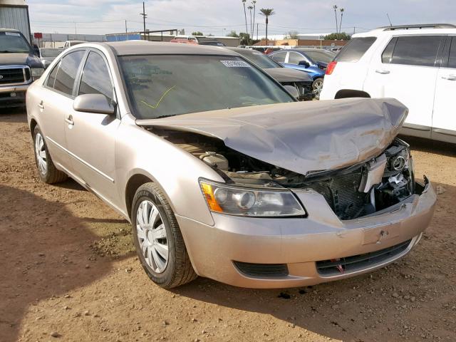 5NPET46C96H069173 - 2006 HYUNDAI SONATA GL TAN photo 1