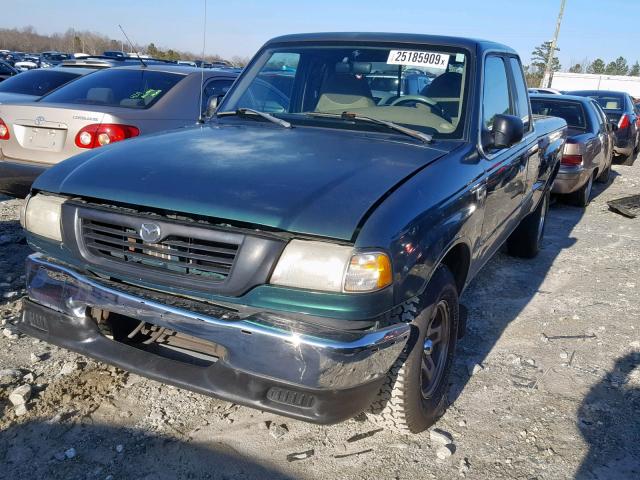 4F4YR16V8XTM00745 - 1999 MAZDA B3000 CAB GREEN photo 2