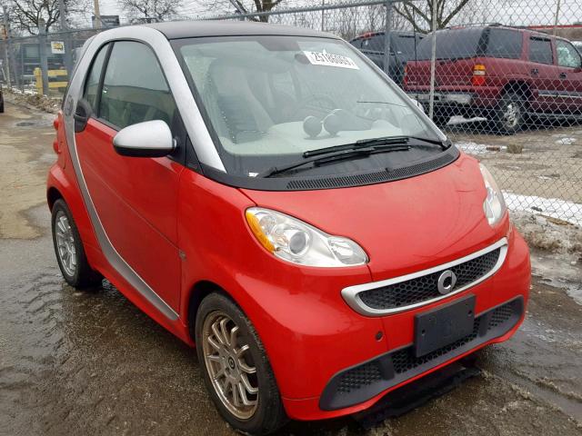 WMEEJ9AAXDK726247 - 2013 SMART FORTWO ELE RED photo 1