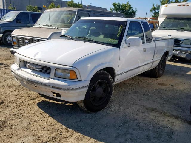 1GTCS19X6V8521374 - 1997 GMC SONOMA WHITE photo 2