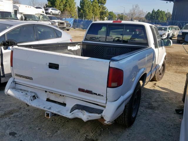 1GTCS19X6V8521374 - 1997 GMC SONOMA WHITE photo 4