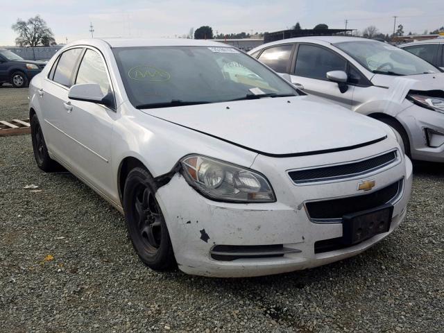 1G1ZC5EBXAF246132 - 2010 CHEVROLET MALIBU 1LT WHITE photo 1