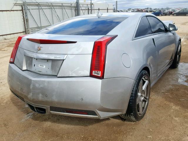 1G6DK1EDXB0100125 - 2011 CADILLAC CTS PERFOR SILVER photo 4