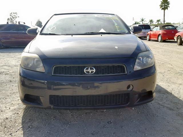JTKDE177750044136 - 2005 TOYOTA SCION TC შავი ფოტო 10