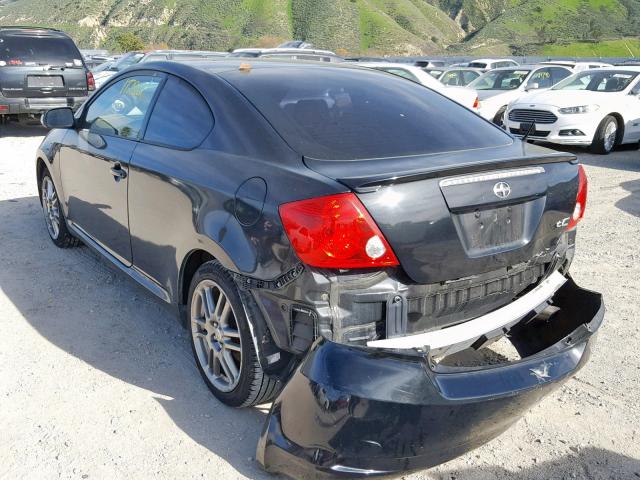 JTKDE177750044136 - 2005 TOYOTA SCION TC შავი ფოტო 3