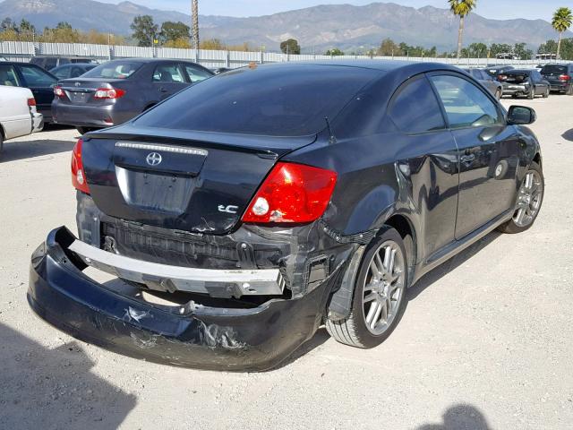 JTKDE177750044136 - 2005 TOYOTA SCION TC შავი ფოტო 4