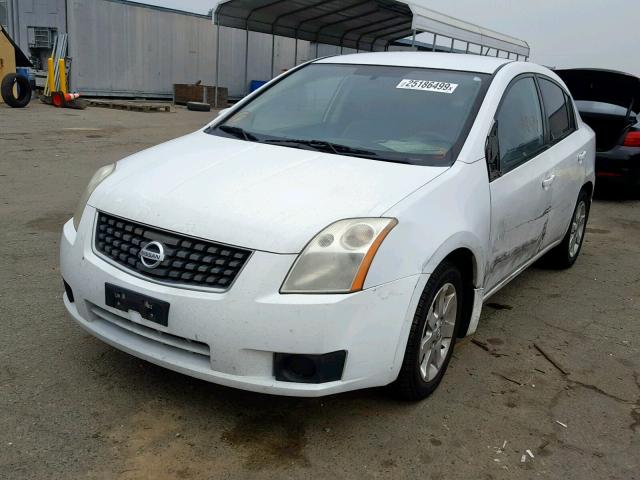 3N1AB61E87L689295 - 2007 NISSAN SENTRA 2.0 WHITE photo 2