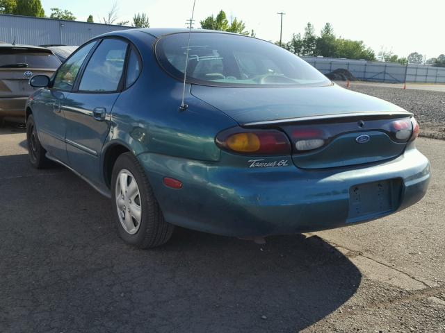 1FALP52U8VG116279 - 1997 FORD TAURUS GL GREEN photo 3