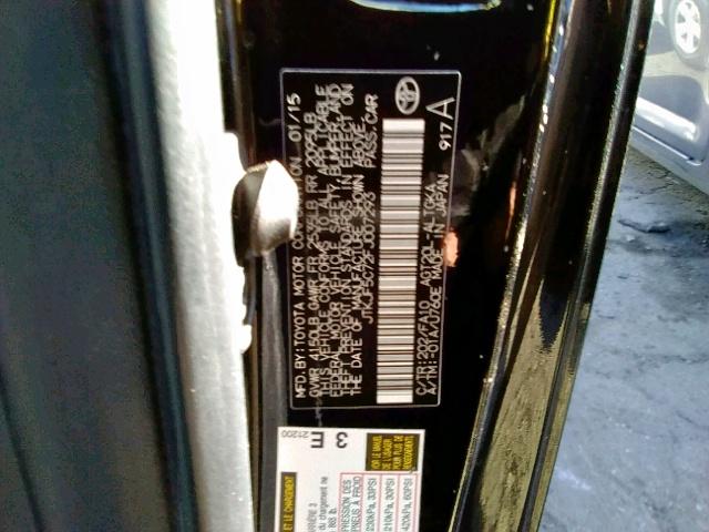 JTKJF5C72FJ007293 - 2015 TOYOTA SCION TC შავი ფოტო 10