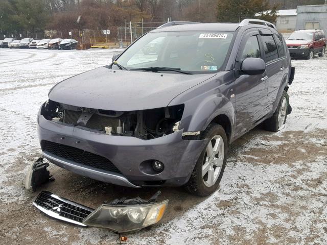 JA4MT41X99Z001369 - 2009 MITSUBISHI OUTLANDER GRAY photo 2