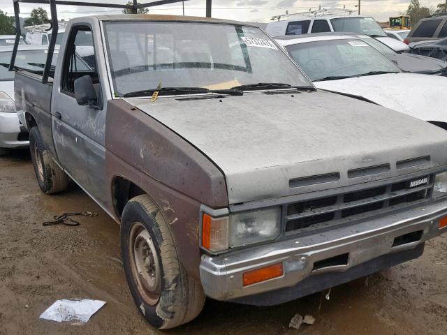 1N6ND11S1KC401023 - 1989 NISSAN D21 SHORT GRAY photo 1