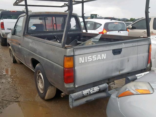 1N6ND11S1KC401023 - 1989 NISSAN D21 SHORT GRAY photo 3