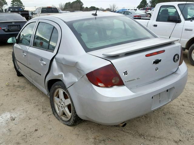 1G1AL58F087109295 - 2008 CHEVROLET COBALT LT SILVER photo 3