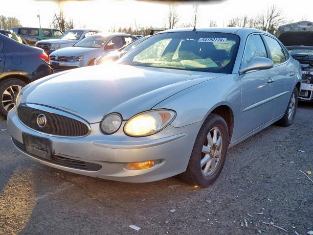 2G4WD532351244905 - 2005 BUICK LACROSSE C SILVER photo 2