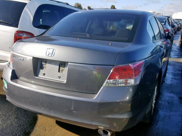 1HGCP26439A062452 - 2009 HONDA ACCORD LXP GRAY photo 4